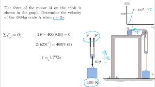 Force and Acceleration - Problem 2 - Dynamics Tutorial