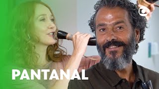 Marcos Palmeira, Camila Morgado e mais participam do desafio do berrante! | Pantanal | TV Globo