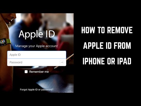 How to Remove Apple ID from iPhone or iPad How to Remove Apple ID from iPhone or iPad