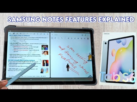 Función Samsung Notes explicada en Samsung galaxy S6 lite. Explicación de las principales características del S6 Lite.