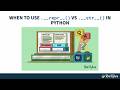 Differences between __repr__ vs __str__ in Python