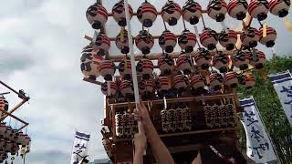 2017_08_17三島市　三嶋大祭り三日目⑤[競り合い 一番町ｖｓ芝本町ｖｓレッツエンジョイしゃぎり].wmv