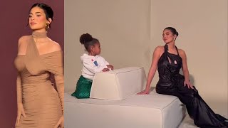 Kylie Jenner's daughter Stormi gets asked to 'make mommy laugh' during a photo shoot