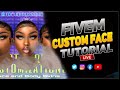 Custom Face Skin GTA 5 / FIVEM FACE SKIN TATTOO LIVE STREAM (2025 Tutorial)