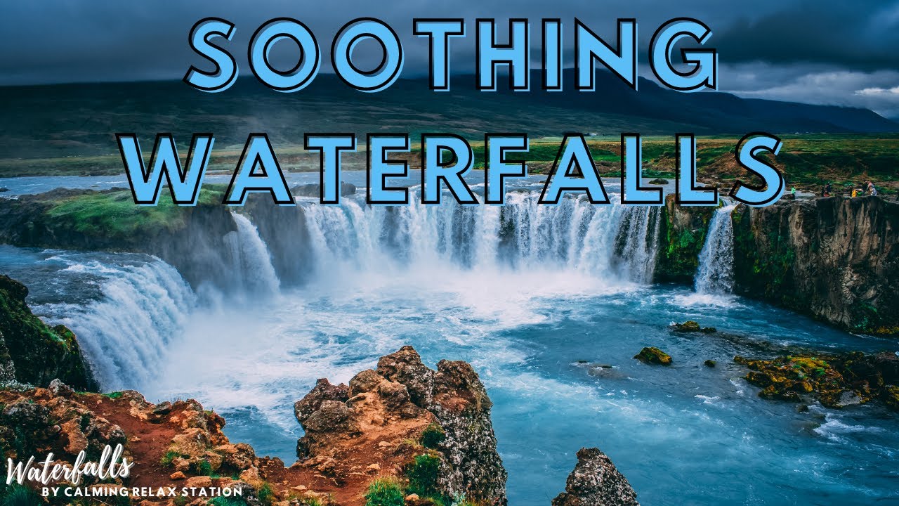 Relaxing Piano Music With Water Sounds Soothing Waterfall Youtube Music