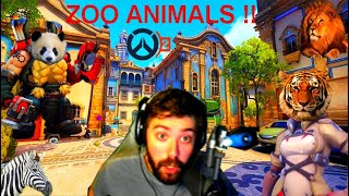 ZOO ANIMALS ARE PLAYING OVERWATCH !! – Samito Rage Compilation #13 - Overwatch 2