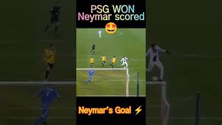 Neymar and Mbappe super goal! PSG destroying Pays Cassel. #viral #messi #neymar #mbappe #psg #shorts