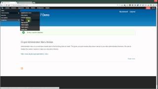 Administration Menu Module for Drupal 7 [Essential Module]
