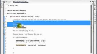 Java Tutorial - adding game