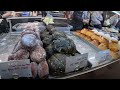 korean food tour at jeju dongmun market in south korea