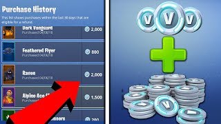 How To Refund Skins Gliders Pickaxes For Vbucks Fortn - how to refund skins gliders pickaxes for vbucks fortnite battle royale