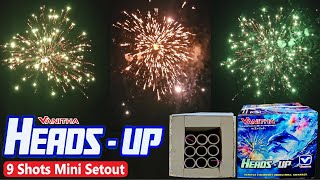 Vanitha Fireworks | Heads Up | 9 shots Setout | Testing @AlapparaKelapparom007