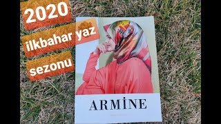 ARMİNE 2020  İLKBAHAR YAZ SEZONU KATOLOĞU / YENİ  SEZON İPEK EŞARP