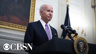 Biden delivers remarks during first visit to Pentagon since inauguration