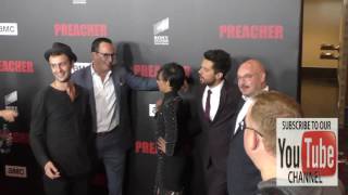 Preacher Cast at the Premiere Of AMC's Preacher at Regal LA Live Stadium 14 in Los Angeles