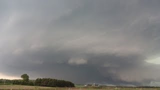 May 16th, 2017. Tornado-producing Supercell near Chetek, WI. Barron County.