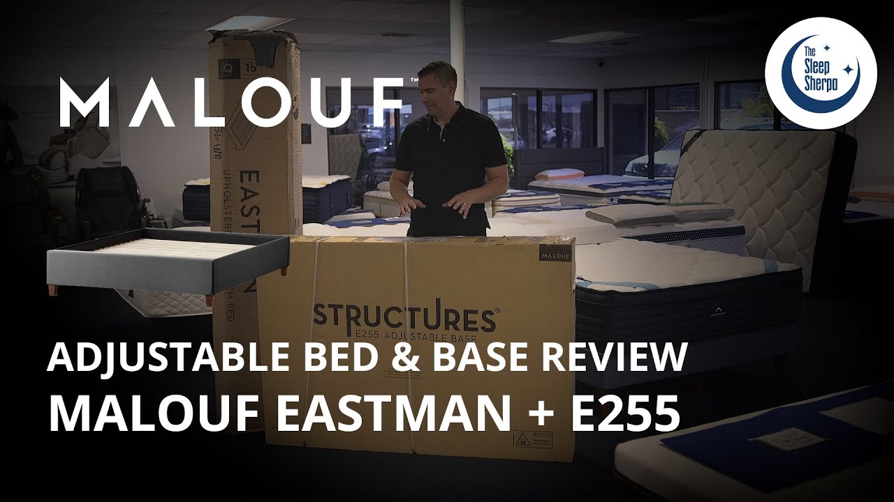 Malouf Eastman Platform Base Bed & Adjustable Review - YouTube