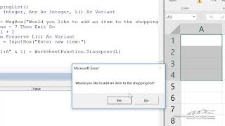 VBA: ReDim Preserve Command