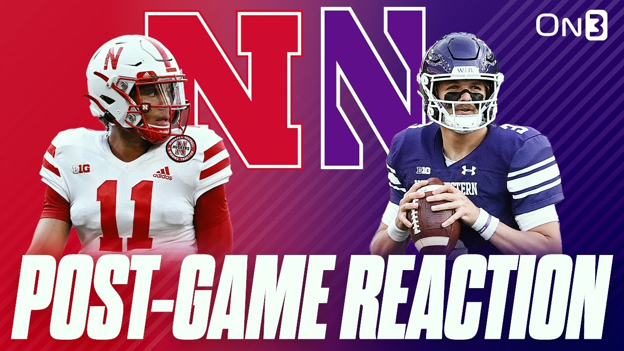 Nebraska Vs Northwestern Reaction | Scott Frost, Casey Thompson. Pat ...