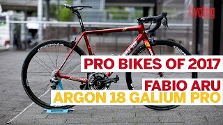 Fabio Aru's Argon 18 Galium Pro | Pro Bikes of 2017 | Cycling Weekly