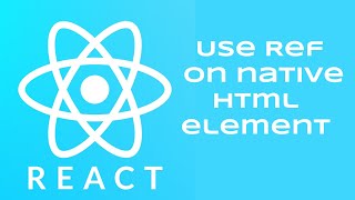 useRef on Native HTML Element on REACT HOOK Component