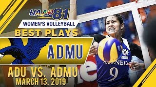 UAAP 81 WV: Ponggay Gaston's Best Plays | AdU vs. ADMU | March 13, 2019