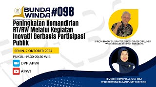 Peningkatan Kemandirian RT/RW Melalui Kegiatan Inovatif Berbasis Partisipasi Publik  | Bw #98