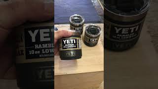 Yeti 10 oz stackable lowball tumbler