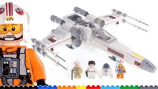 Cheaper by $30-40, but still good! LEGO Star Wars Luke Skywalker's X-wing Fighter review! 75301
