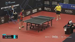 Görkem Öcal   Nathan Lam WTT Youth Contender Spa 2024 U17 Final