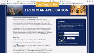 How do I start my Application to CUNY?