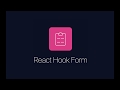V6 - React Hook Form - custom hook for forms validation