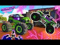 Monster Jam INSANE Crashes, Freestyle and High Speed Jumps #3 | BeamNG Drive | Teardown