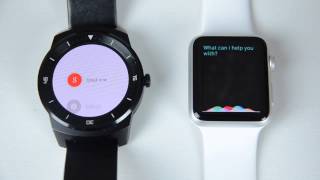 Apple Watch ve LG G Watch R ile Sesle komut verme ve Navigasyon Karşılaştırması