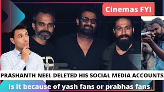 Why Prashant Neel Deleted His Social Media Accounts | Yash | Prashant Neel | Prabhas | Cinemas FYI |