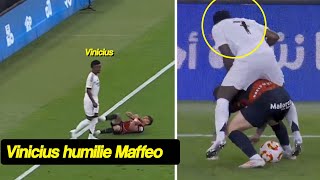 Un Duel de malade entre Vinicius Jr et Maffeo durant le match contre Mallorca