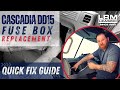 Replace a Freightliner Cascadia Fuse Box - LRM