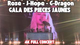 [4K] GALA DES PIECES JAUNES 2025 - FULL CONCERT (J-Hope, Rosé, G-Dragon, Taeyang)