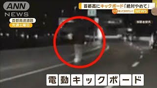 首都高に電動キックボード「絶対にやめて」【知っておきたい！】【グッド！モーニング】(2025年1月22日)