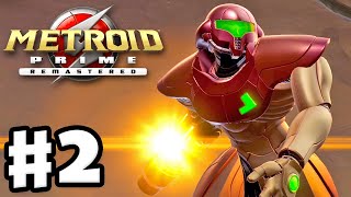 Metroid Prime Remastered - Gameplay Part 2 - Missile Launcher and Morph Ball!