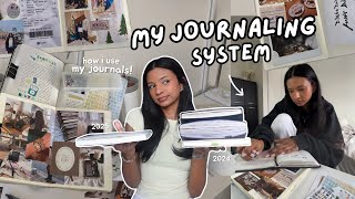 my journaling system! 📝🌟✧ how i use my journals + goals for 2025