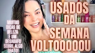 *USADOS DA SEMANA* VOLTOU! DICAS DE BELEZA, PRODUTOS, SKINCARE, PERFUMES, HIDRATANTES E MUITO MAIS!