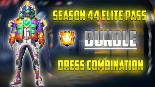 Season 44 elite pass combination// elite pass dress combination// dress combinat