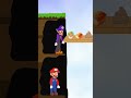 Selfish Luigi eats all the food.😡Will Mario fight back👊?#shorts #funny