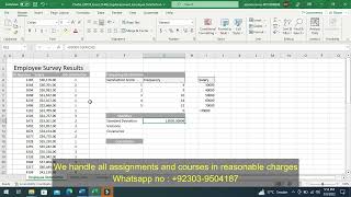 Exp19_Excel_Ch08_CapAssessment_Employee_Satisfaction | Excel Chapter 8 Employee Satisfaction