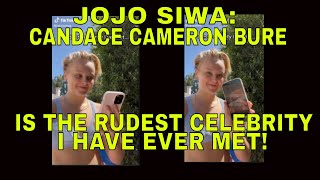 JOJO SIWA calls CANDACE CAMERON BURE the rudest celebrity she's EVER MET FOOTAGE!