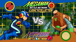 【Mega Man Battle Network 1】 Side Boss 3 (The Wood is too Sharp!) (No ADD Challenge)