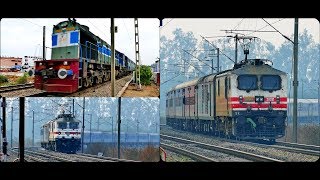 [IRFCA] Beautiful Curve of Mohri Revisited || WAP-5 WAP-7 WDM-3D Action with Superb Honking!!