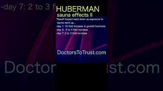 Andrew Huberman:  Sauna benefits