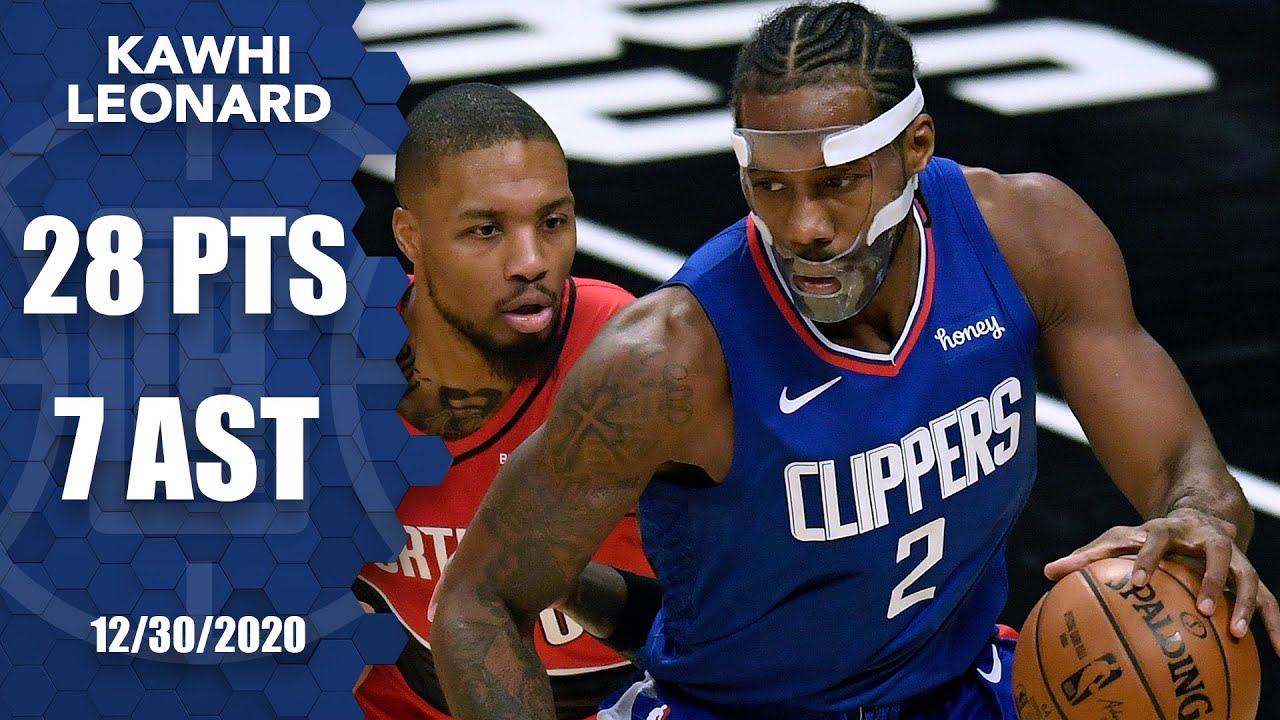 Kawhi Leonard Returns From Injury To Lead Clippers Vs. Trail Blazers ...